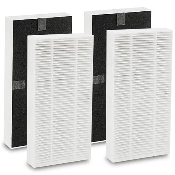 HEPA Air Purifier Replacement Filter 4 Pack for Febreze FRF102B, for Honeywell U Filter