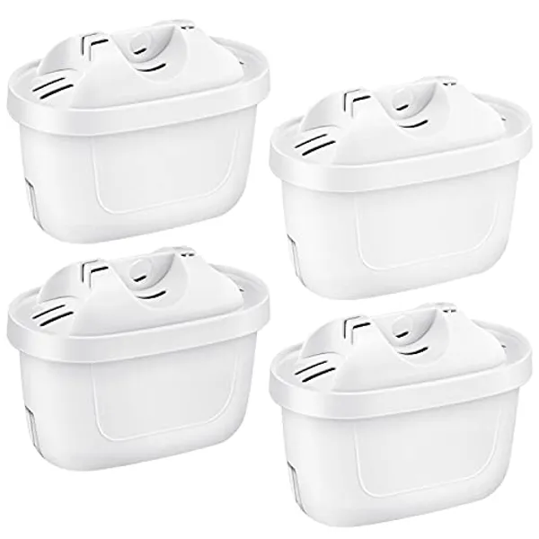 JTH-9805 Pack of 4 Brita Maxtra Water Filter Cartridges Compatible with Brita Maxtra+ Jug