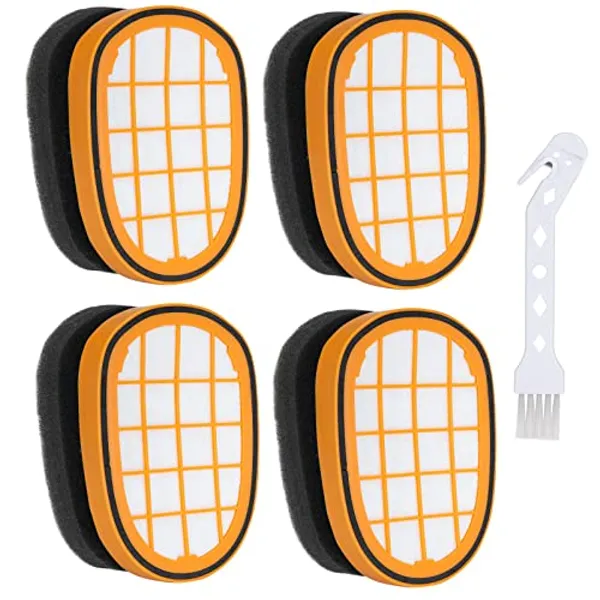 Pack of 4 FC5005/01 Replacement Filters Compatible with Philips XC7042 XC8347 XC8147 FC6812…