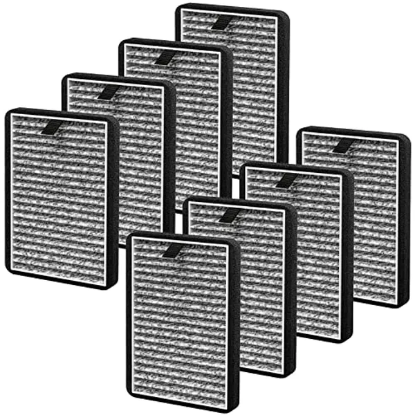 8 Pack DSTx HEPA + Carbon Filters Replacement Compatible with Clarifion DSTx Mini Personal…
