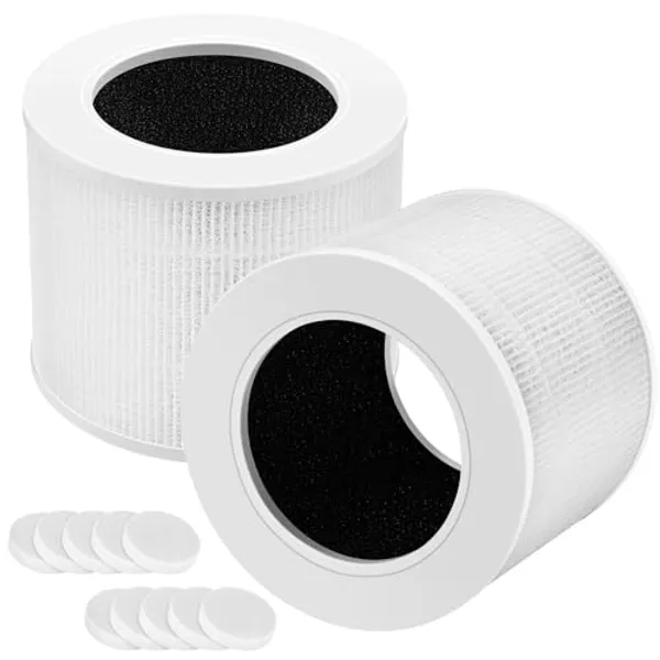 2 Pack Core Mini Replacement Filter Fit for LEVOIT Core Mini Air Purifier