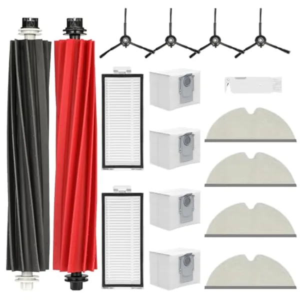 Pack of 17 Accessories for Roborock Q5 Pro+, Q5 Pro, Q5 Max+, Q8 Max+, Q8 Max