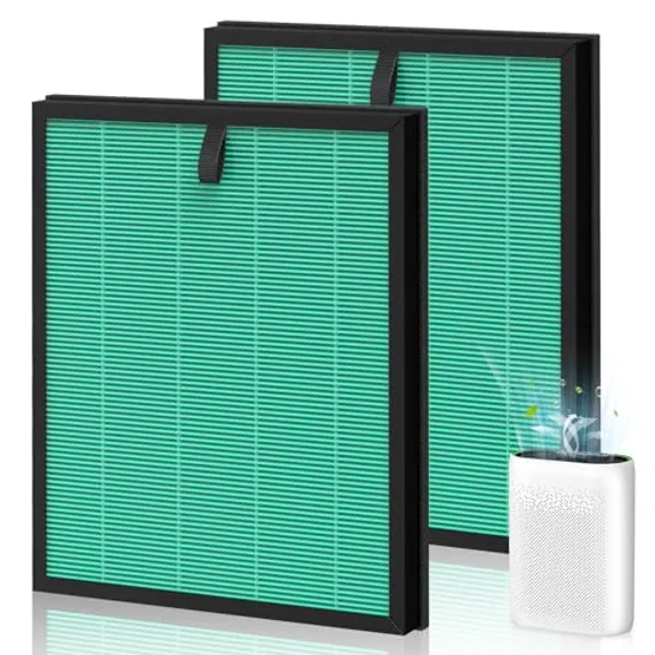 2-Pack MK-D05 Air Filter Replacement for MK-D05 Air Cleaner Purifier