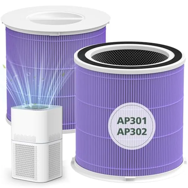AP301 AP302 HEPA Filter Replacement, for Dayette AP301 AP302 Air Purifier