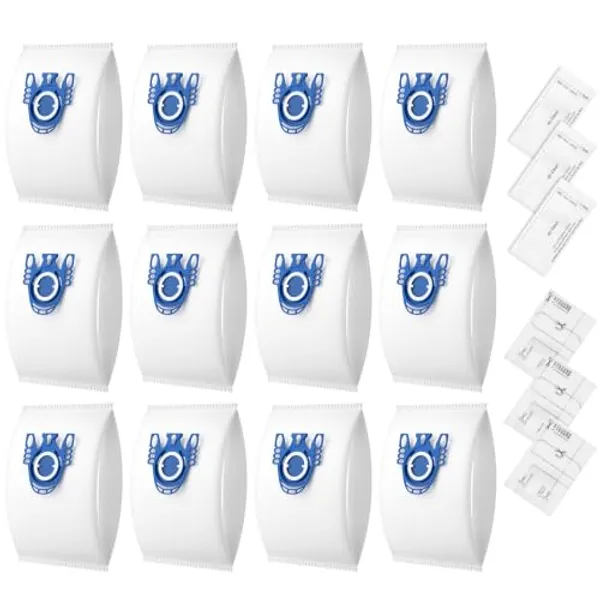Lot de 12 sacs d'aspirateur pour aspirateur Miele GN 3D
