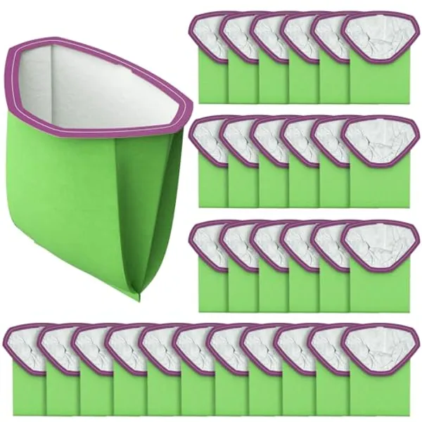 30 Pack 107314 6 QT Backpack Vacuum Bags for ProTeam 6 Quart Vac Cleaner