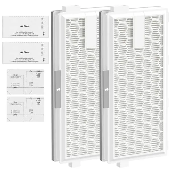 2 Filters for Miele Vacuum Cleaners [Compact C1 & C2, Complete C2 & C3